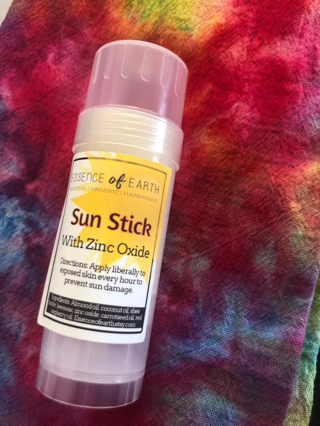 Sun protection stick for face and body